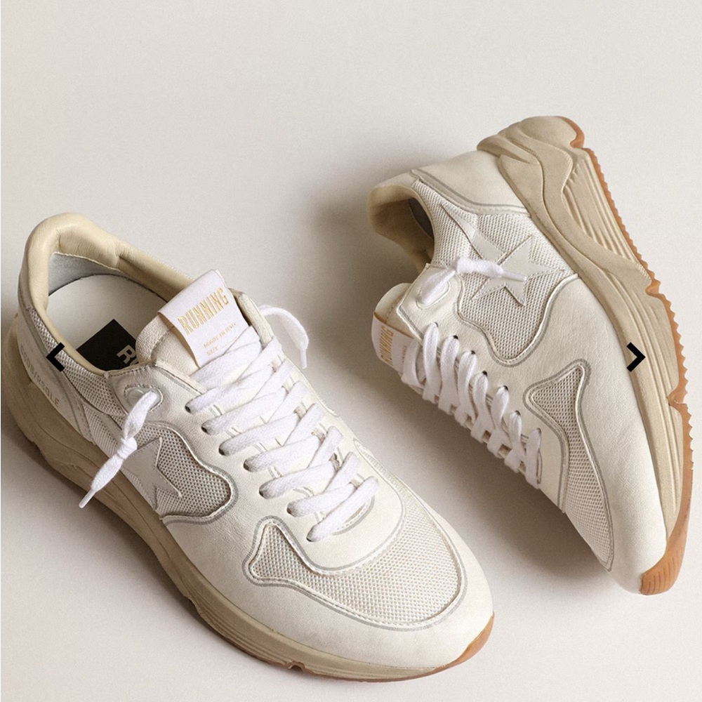 Golden Goose White Leather Sneakers size 38